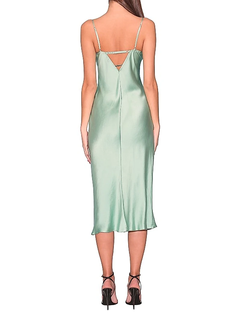 Frankie Silk Lace Underwire Slip Dress