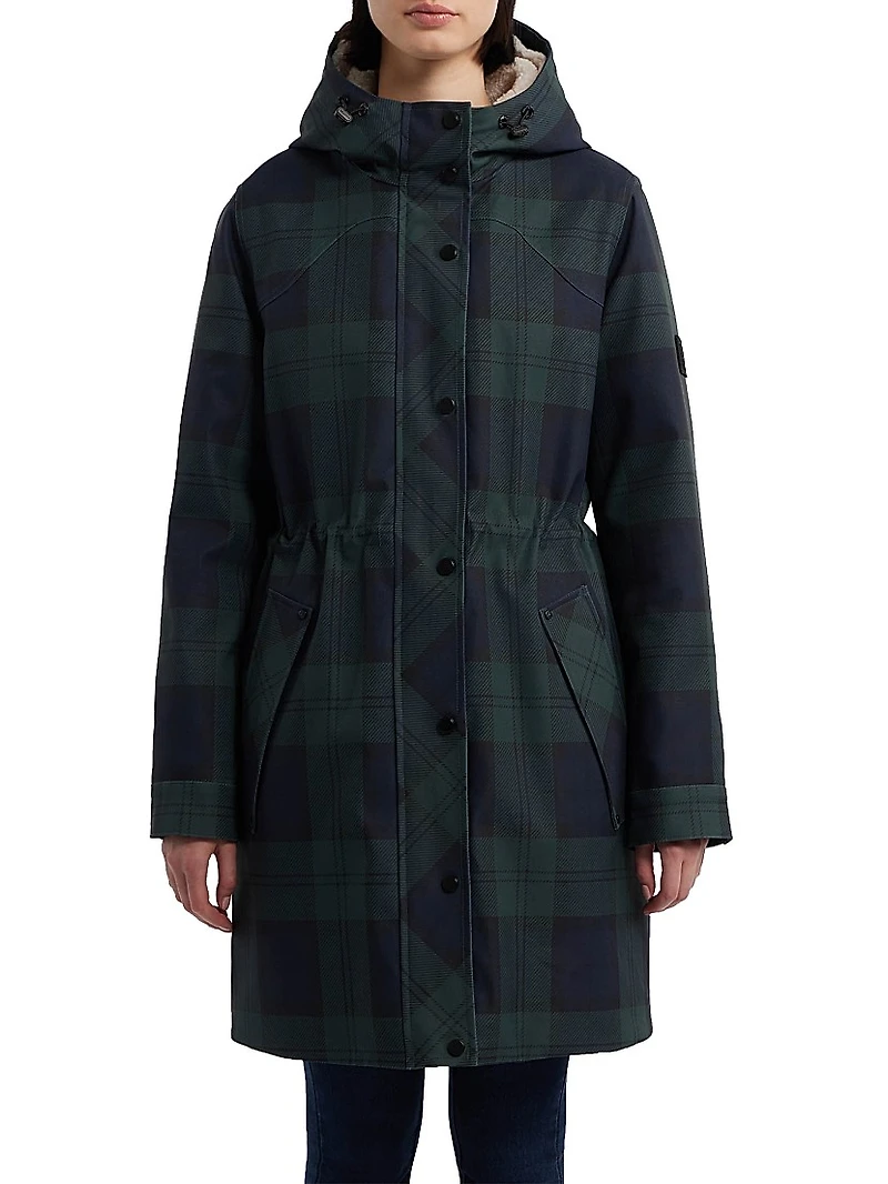 Fountain Blackwatch Plaid Hooded 3-In-1 Parka