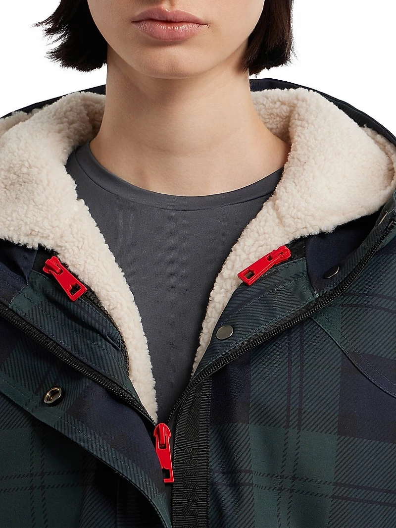 Fountain Blackwatch Plaid Hooded 3-In-1 Parka