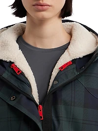 Fountain Blackwatch Plaid Hooded 3-In-1 Parka