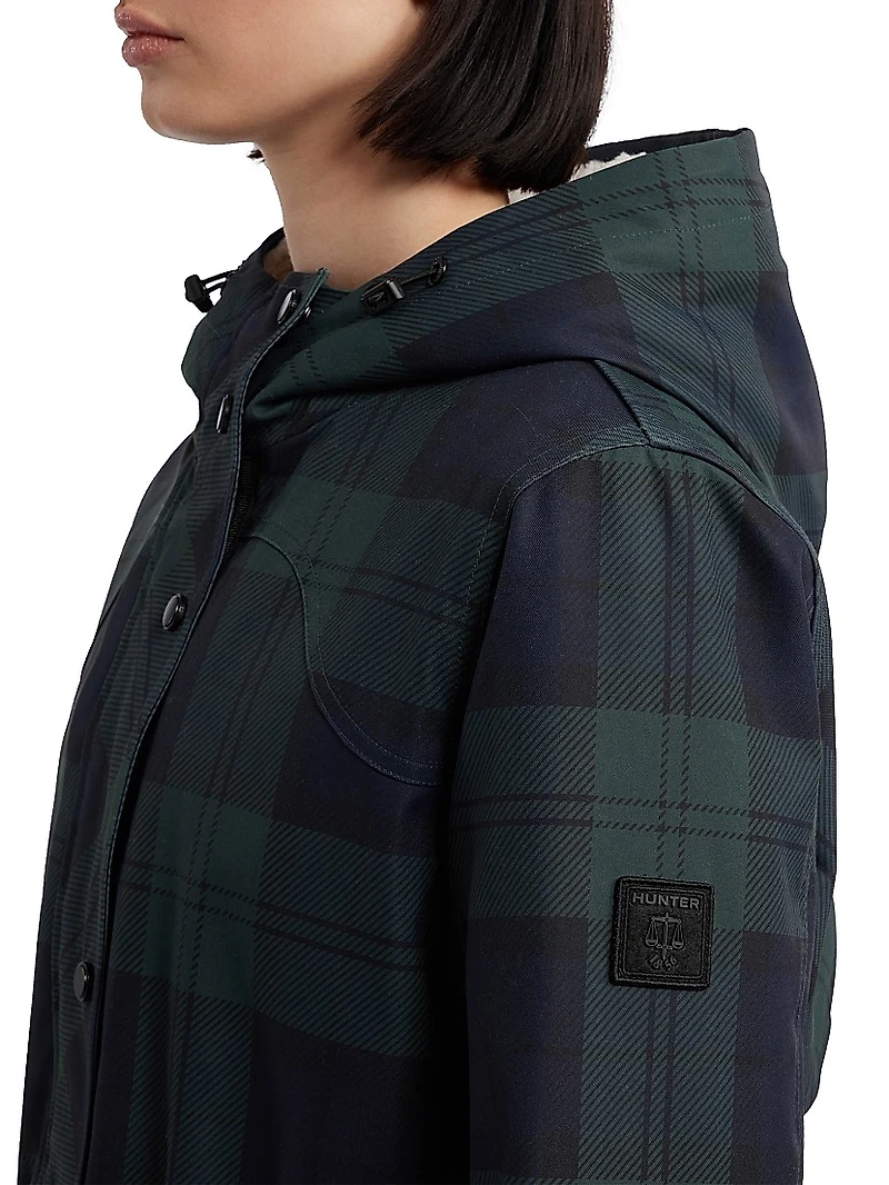 Fountain Blackwatch Plaid Hooded 3-In-1 Parka