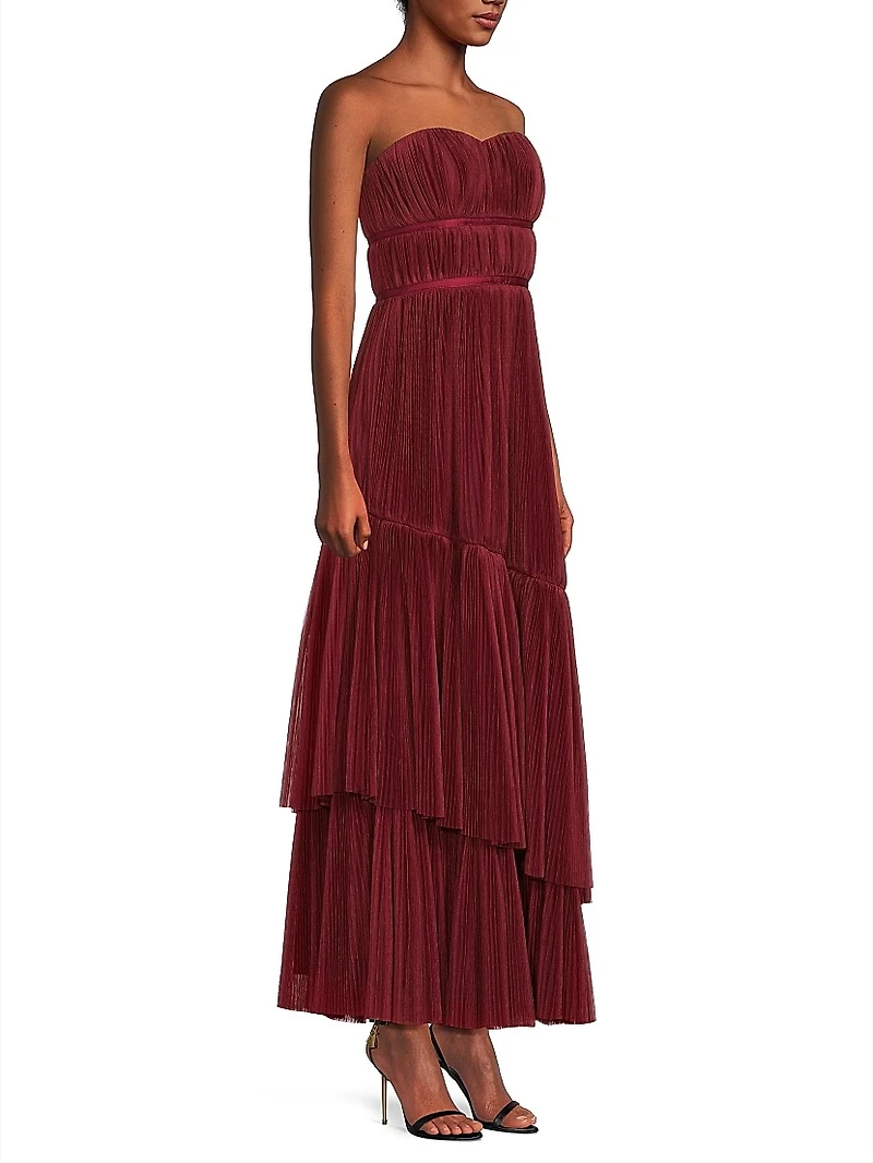Renza Tiered Tulle Gown