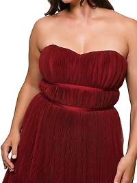 Renza Tiered Tulle Gown