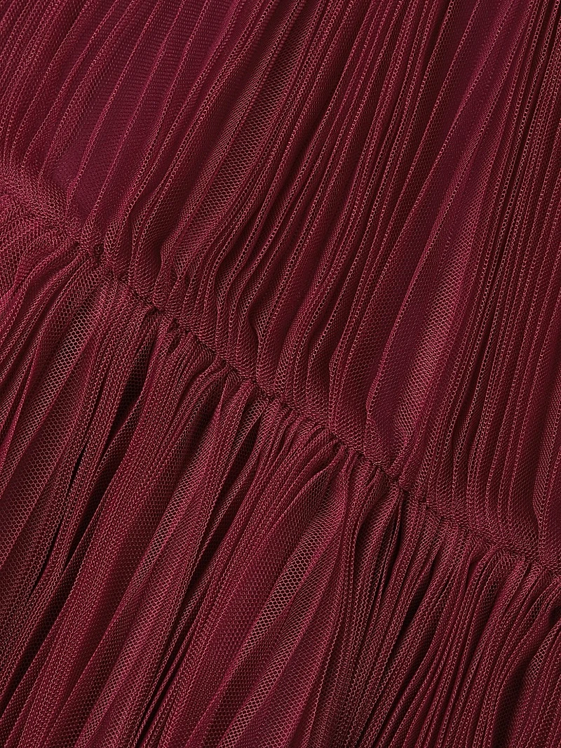 Renza Tiered Tulle Gown