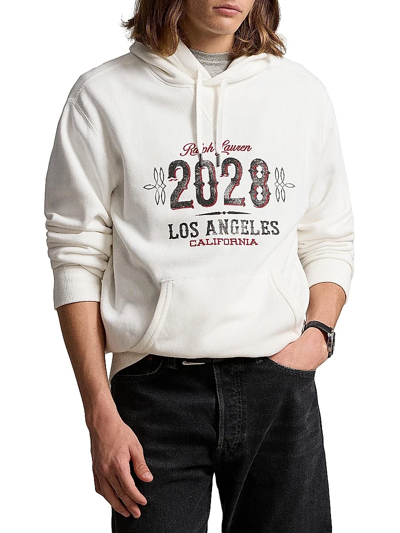 Graphic Cotton-Blend Hoodie