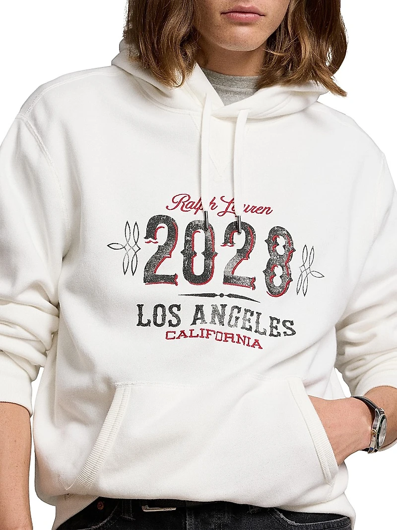 Graphic Cotton-Blend Hoodie