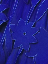 Crepe Fit & Flare Dress