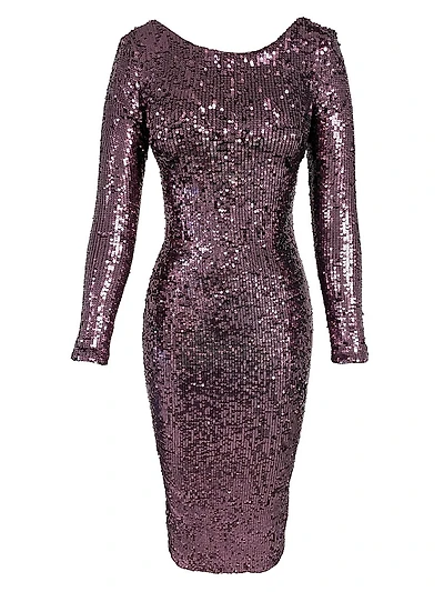 Emery Sequined Midi-Dress