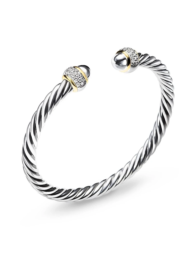 Cable Bracelet Sterling Silver