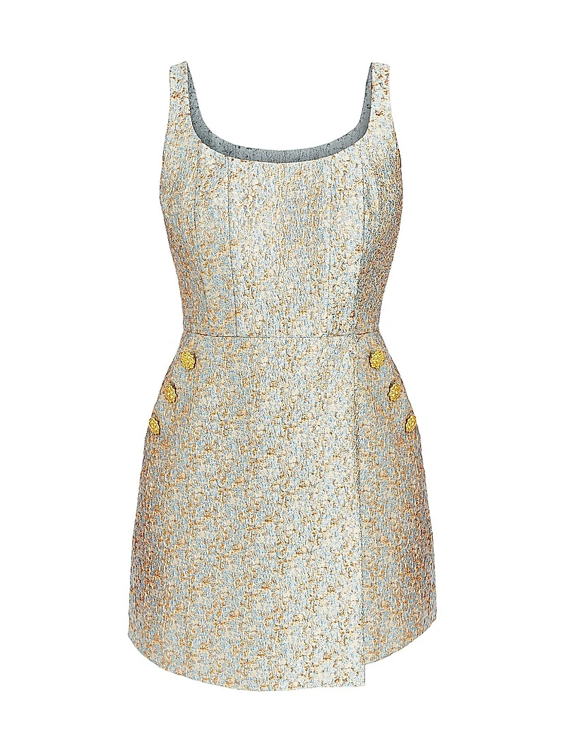 Chianti Jacquard Minidress