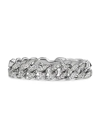 Curb Chain Bracelet Platinum