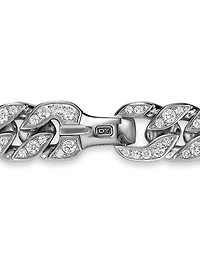 Curb Chain Bracelet Platinum
