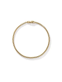 Box Chain Bracelet 18K Yellow Gold