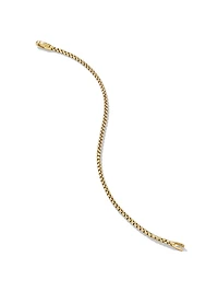 Box Chain Bracelet 18K Yellow Gold