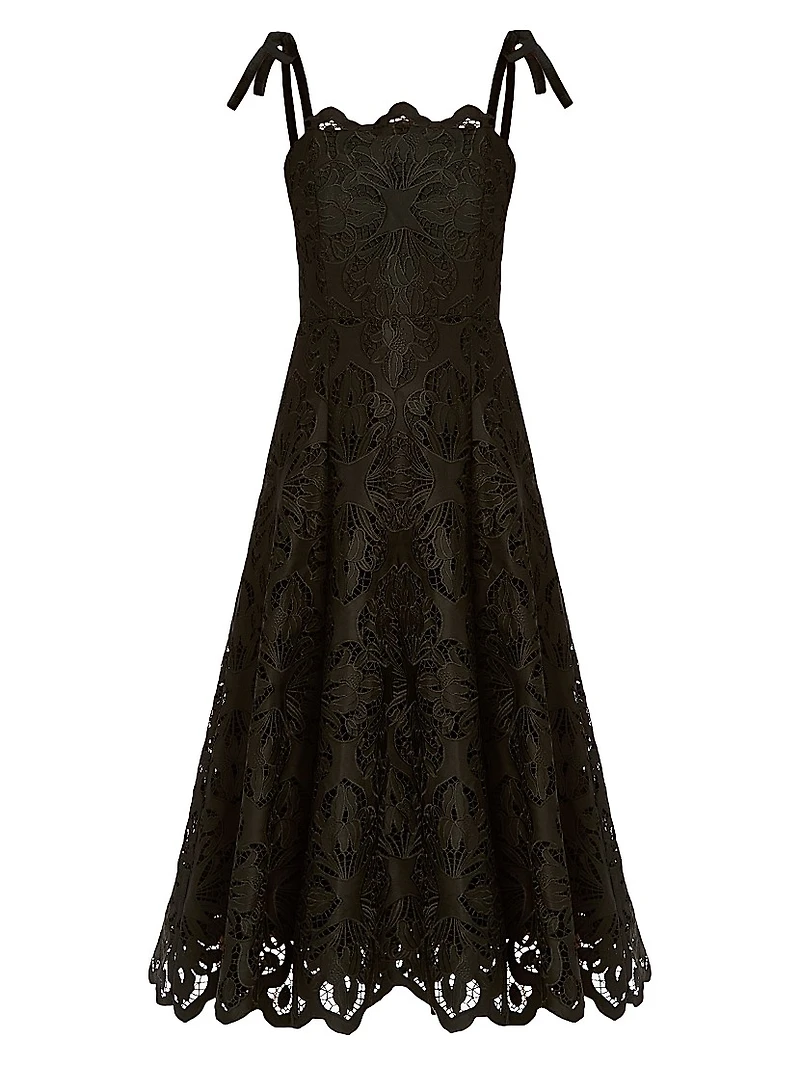 Cataleya Lace Midi-Dress