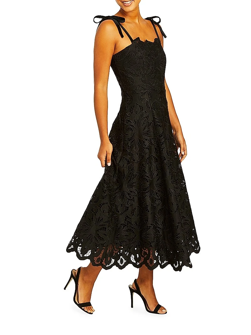 Cataleya Lace Midi-Dress
