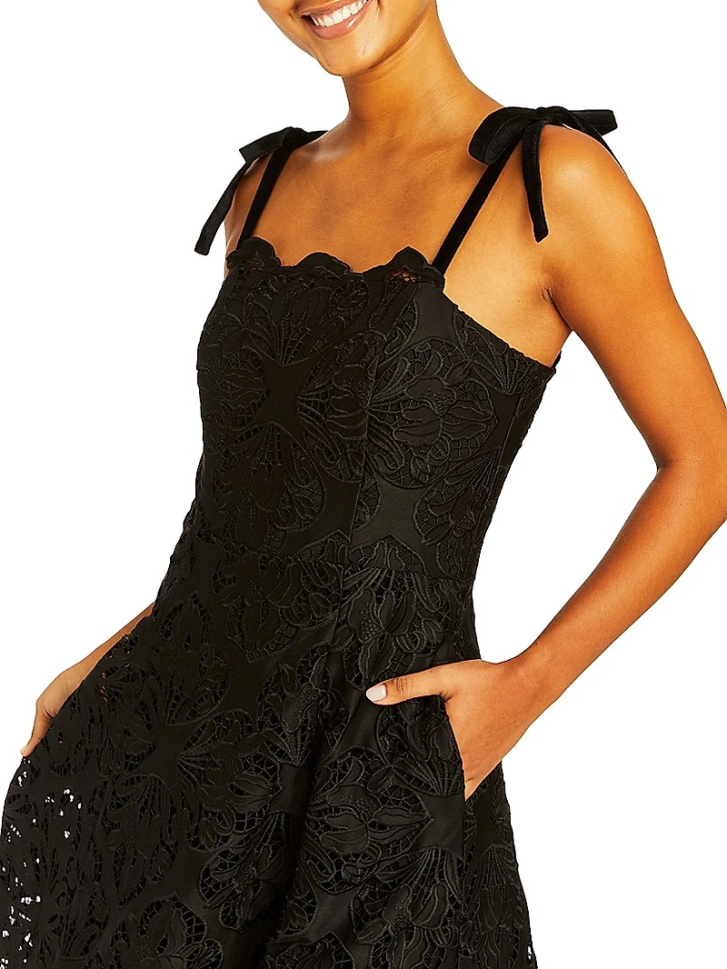 Cataleya Lace Midi-Dress