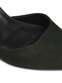 Kieran Mini-Buckle 65MM Suede Mules