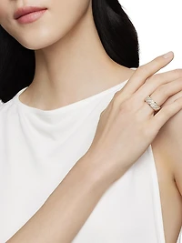 Sculpted Cable Band Ring 18K Yellow Gold