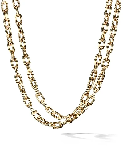 DY Madison Chain Necklace in 18K Yellow Gold, 6MM
