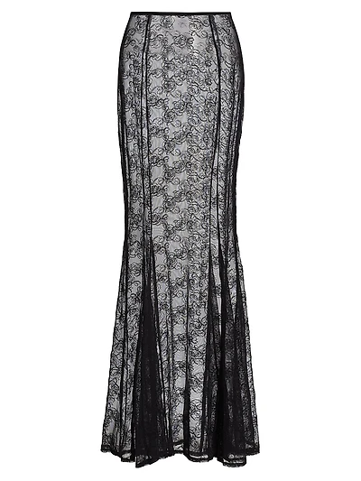 La Rose Lace Maxi Skirt