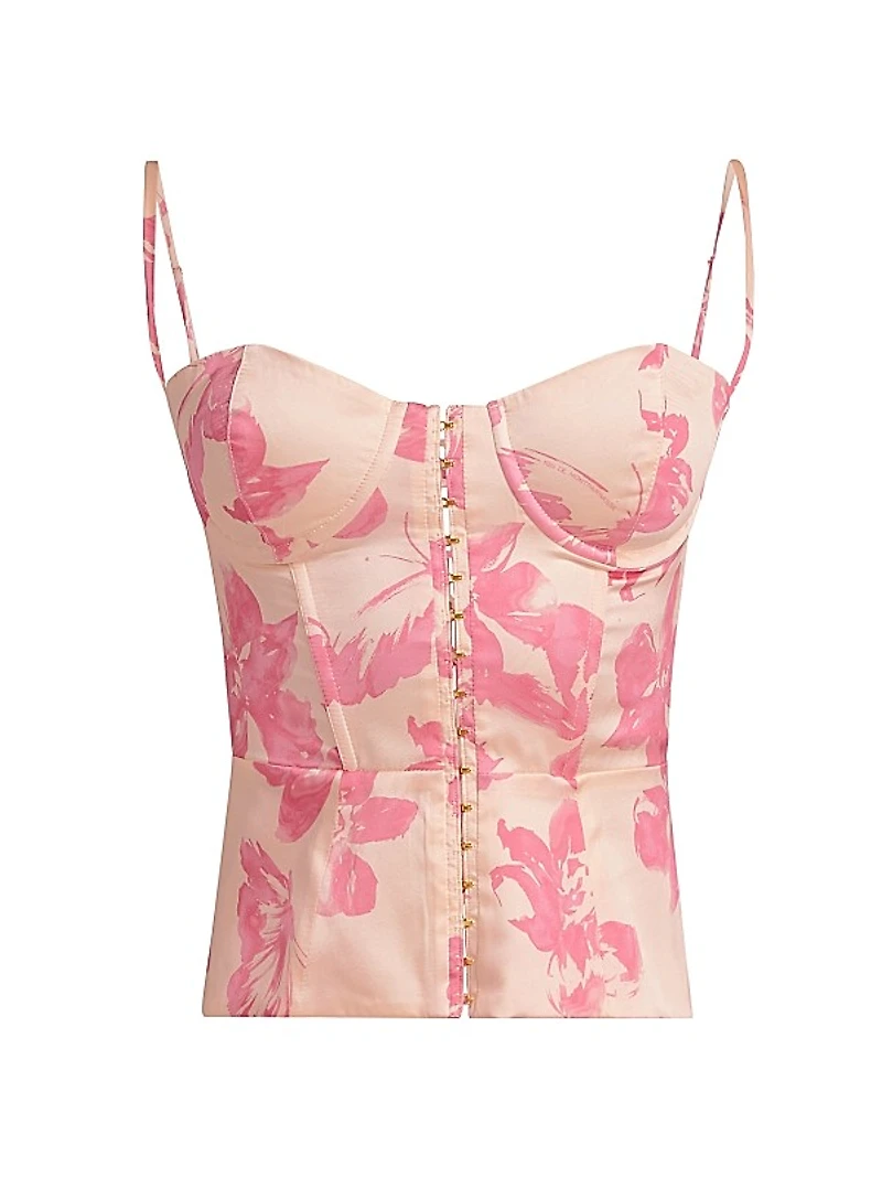Toile Silk Corset