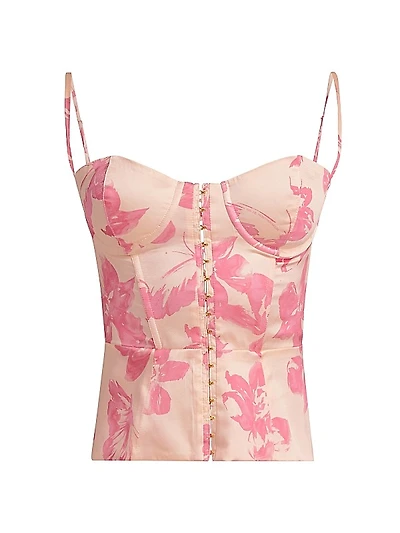 Toile Silk Corset