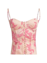 Toile Silk Corset