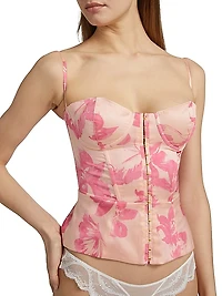 Toile Silk Corset