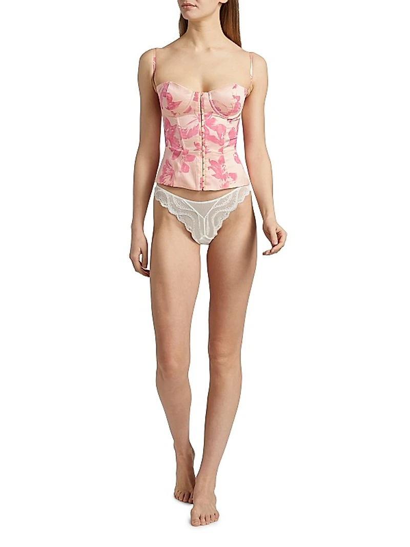 Toile Silk Corset