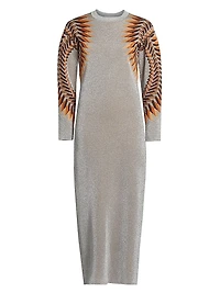 Robe Abstract Maxi Dress