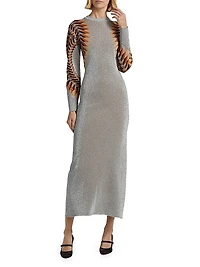 Robe Abstract Maxi Dress