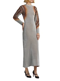 Robe Abstract Maxi Dress