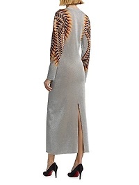 Robe Abstract Maxi Dress