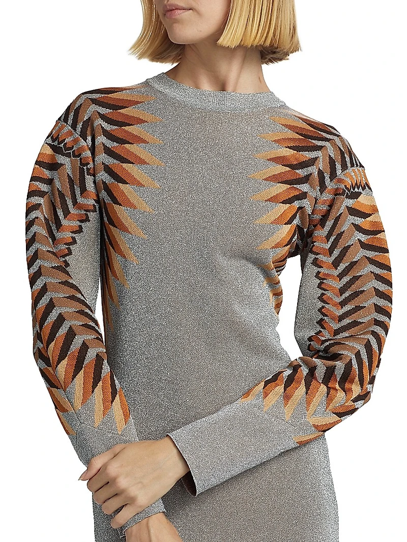 Robe Abstract Maxi Dress