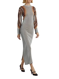 Robe Abstract Maxi Dress