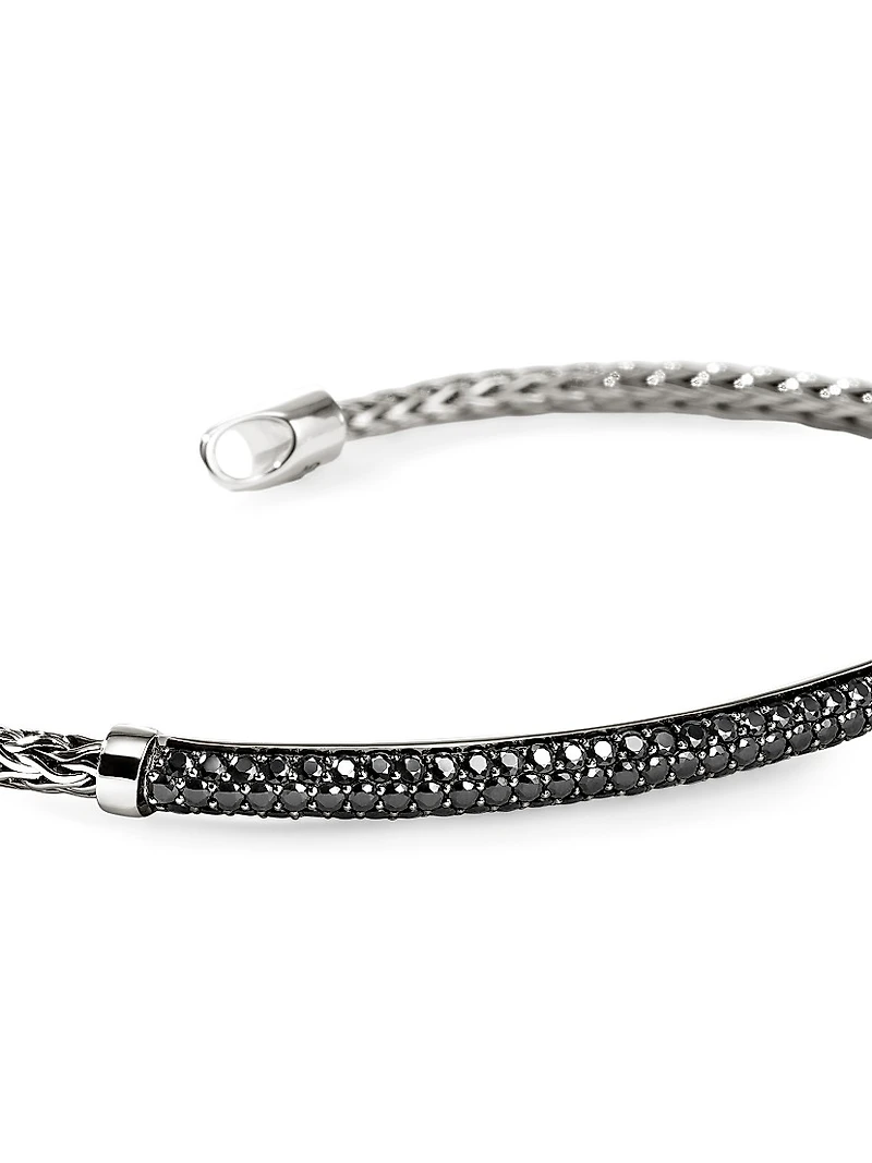 JH Essentials Pavé Sterling Silver & Sapphire Bracelet