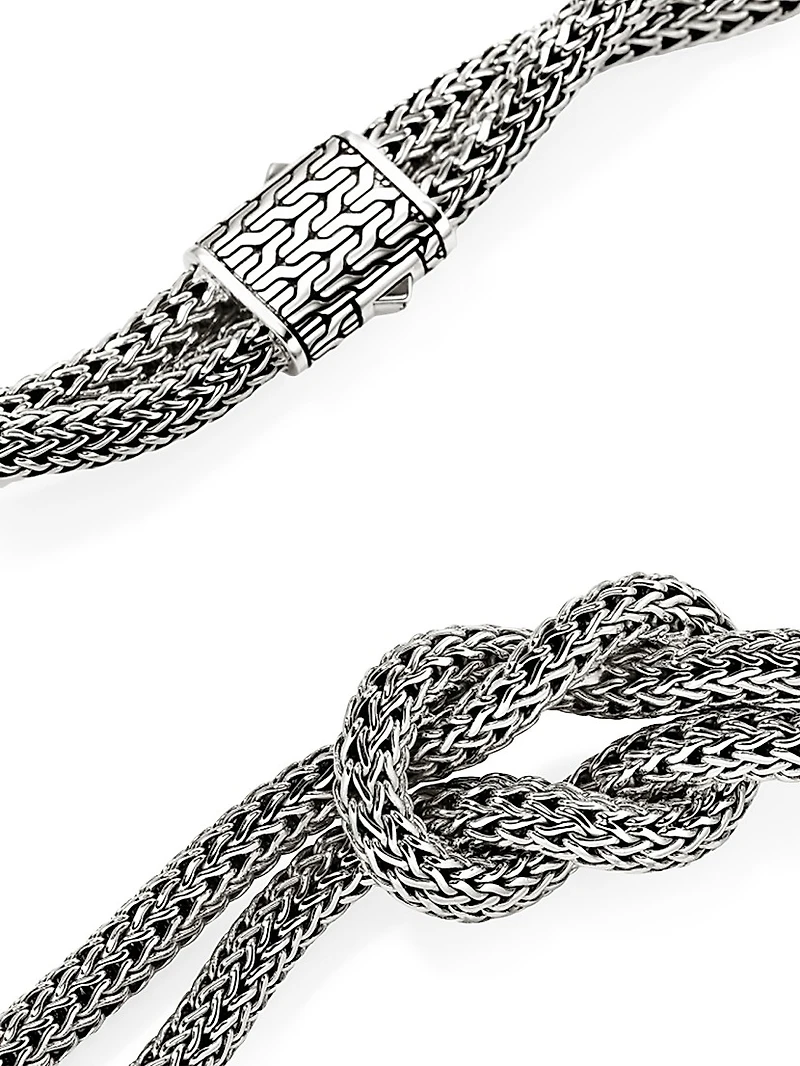 Love Knot Sterling Silver Necklace