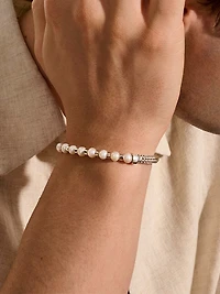 JH Essentials Sterling Silver & Cultured Freshwater Pearl Bracelet