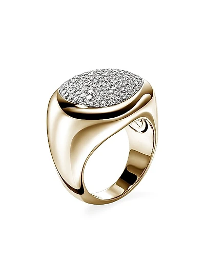 Pebble 14K Yellow Gold & 1.86 TCW Diamond Ring