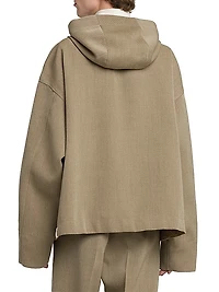 Wool Half-Zip Jacket