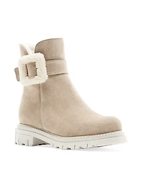 Dax 40MM Shearling-Trimmed Booties