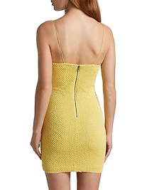 Fifi Bead & Sequin-Embellished Minidress