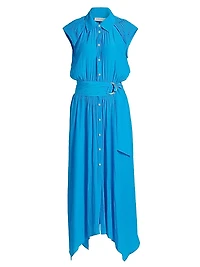 Ivy Belted Sleeveless Shirtdress