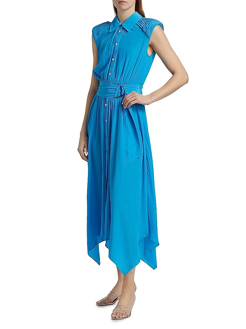 Ivy Belted Sleeveless Shirtdress