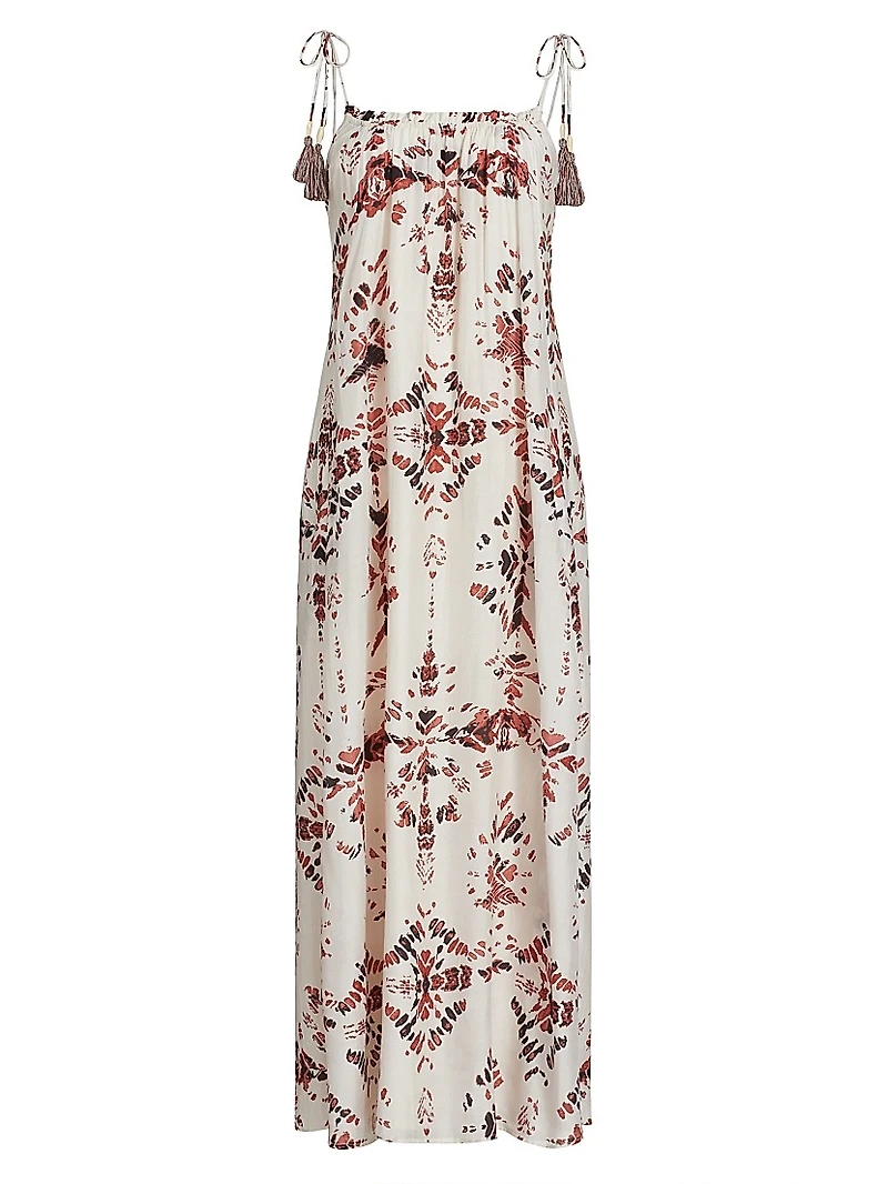 Ceibo Calendula Geometric Midi-Dress