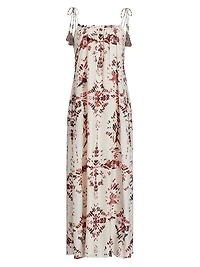 Ceibo Calendula Geometric Midi-Dress