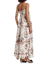 Ceibo Calendula Geometric Midi-Dress