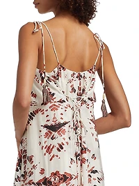 Ceibo Calendula Geometric Midi-Dress