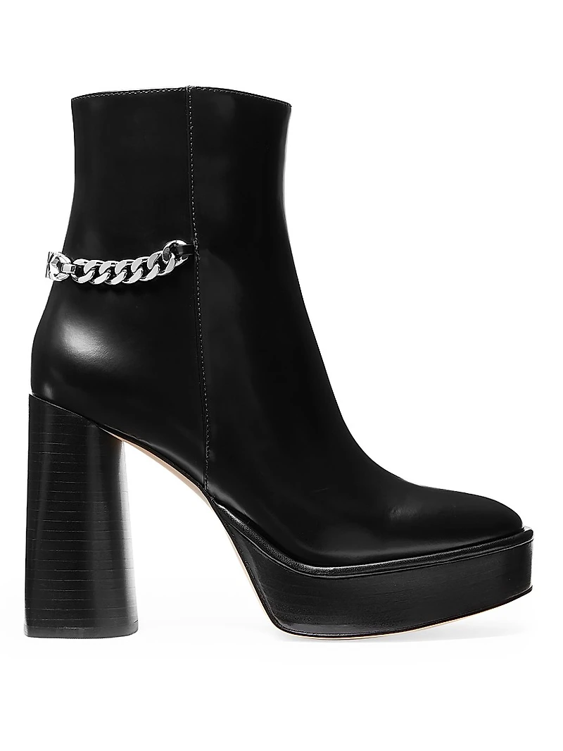Carlisle 110MM Leather Platform Booties